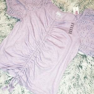 Justice Eyelet Blouse